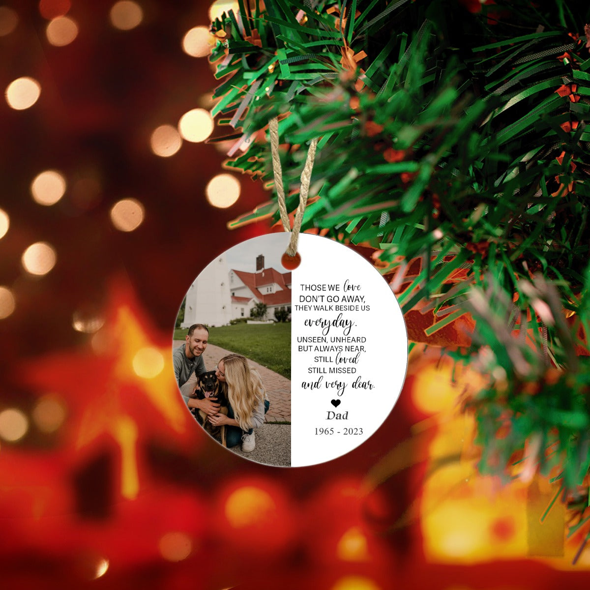 Sympathy Memorial Ceramic Ornament