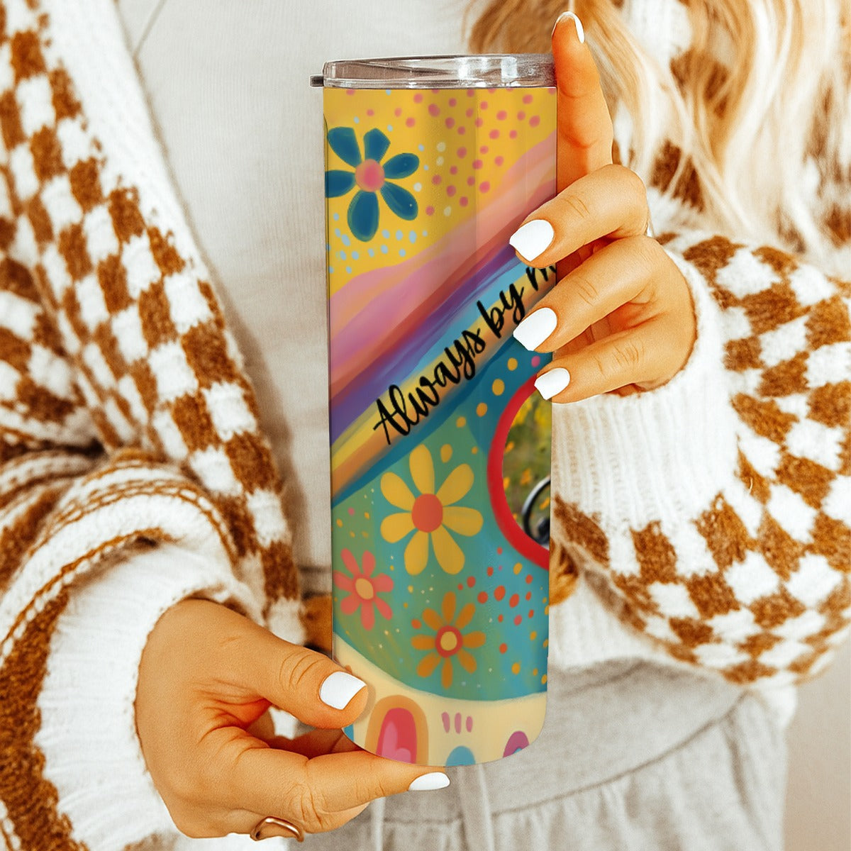 Always By My Side Forever In My Heart Skinny Tumbler 20oz