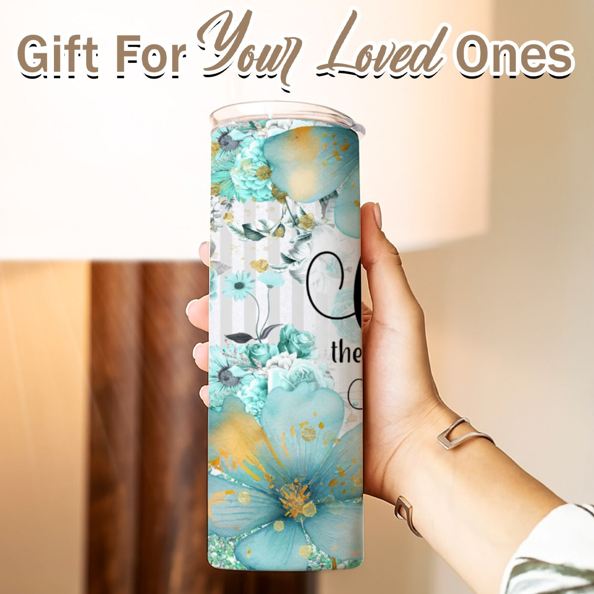 Those We Love Don't Go Away Skinny Tumbler 20oz