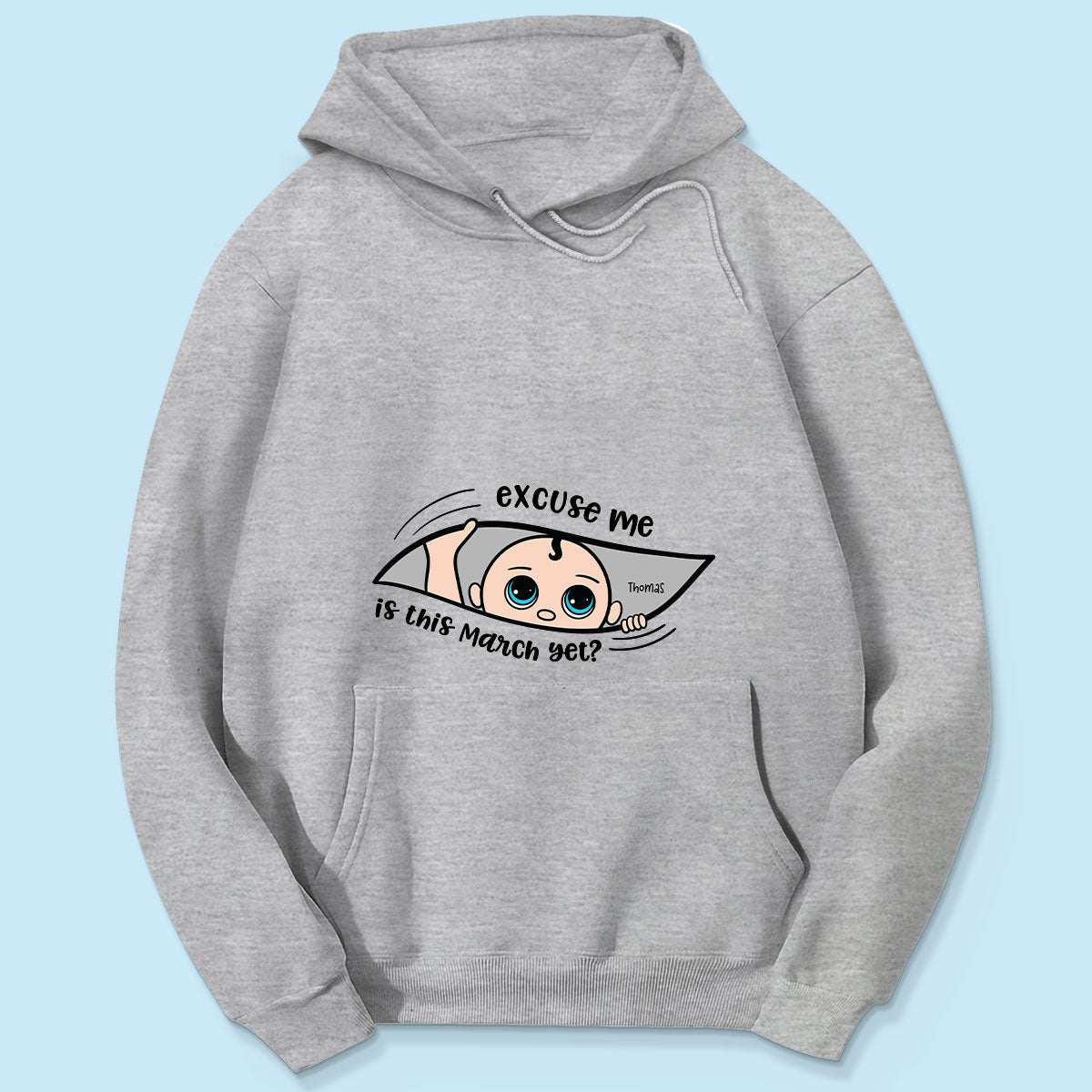 Excuse Me Is It Yet, Pregnancy Announcement, Personalized Maternity Shirt