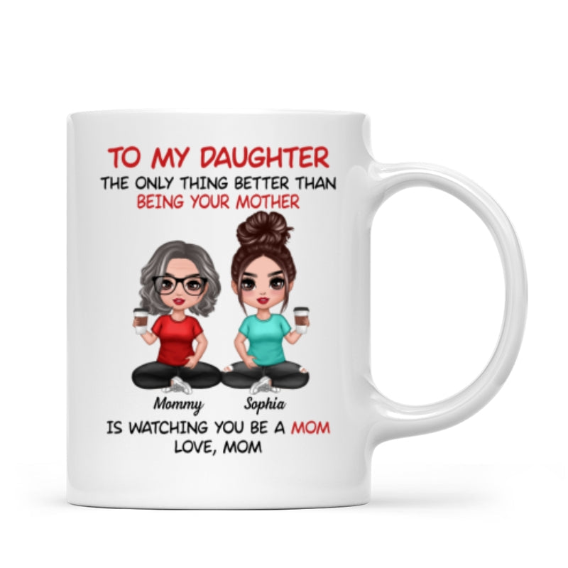 To My Daughter From Mom Personalized Mug, Heartfelt Gift For Daughter