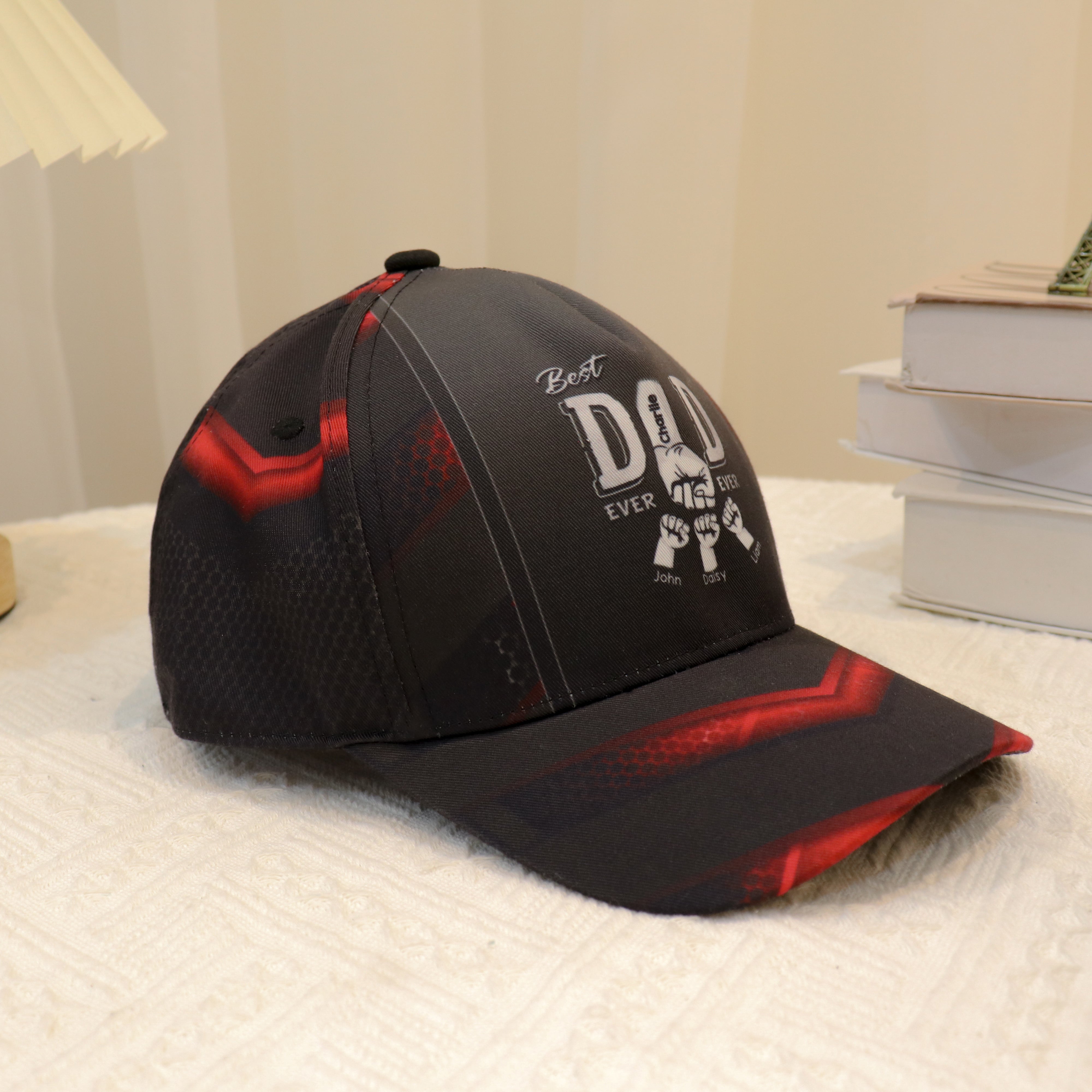 Best Dad Ever Fist Bump Personalized Classic Cap, Gift For Dad, Gift For Husband, for Father's Day