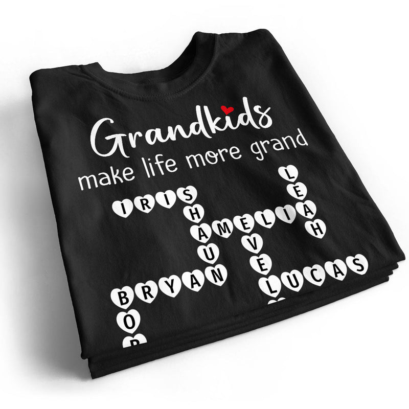 The Greatest Gift You Ever Know Crossword Puzzle Art Personalized Shirt | A Heartfelt Gift for Grandma's Birthday, Mother’s Day, or Just Because