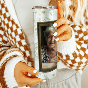 Part Of My Heart Is My Angel Photo Frame Skinny Tumbler 20oz