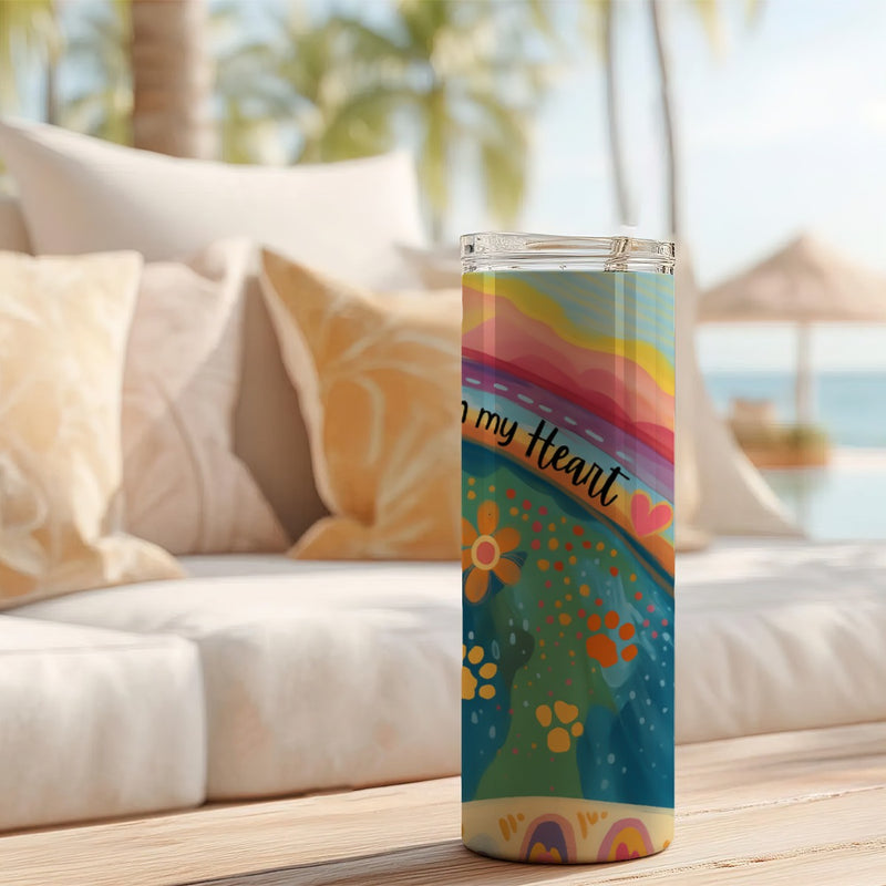 Always By My Side Forever In My Heart Skinny Tumbler 20oz