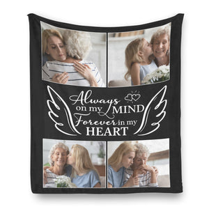 Always On My Mind - Personalized Photo Blanket
