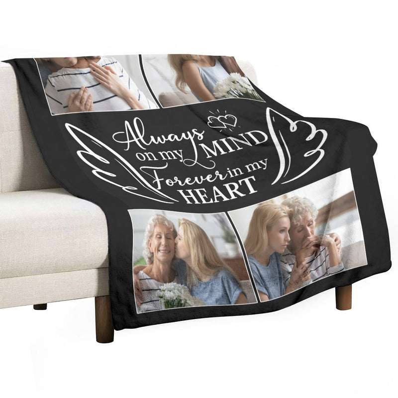Always On My Mind - Personalized Photo Blanket
