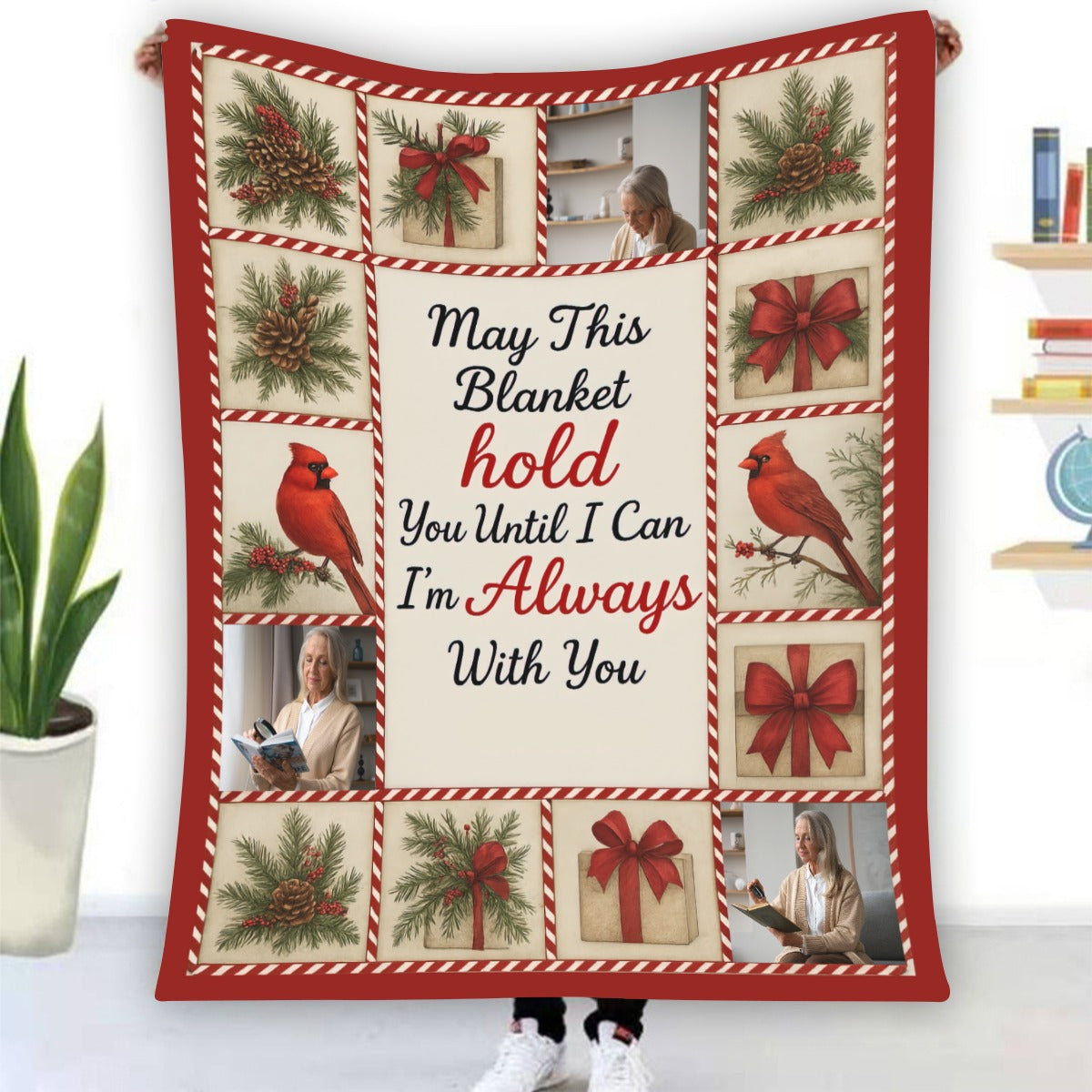 Personalized Memorial Blanket, Custom Photo Memorial Blanket