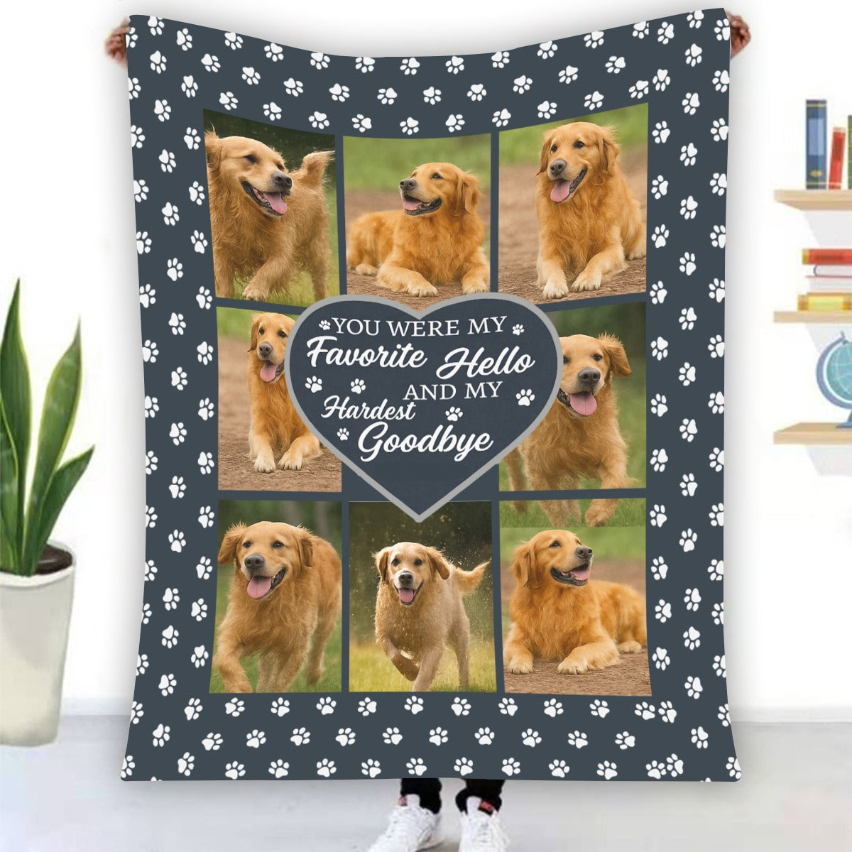 Custom Photo My Hardest Goodbye - Personalized Photo Blanket