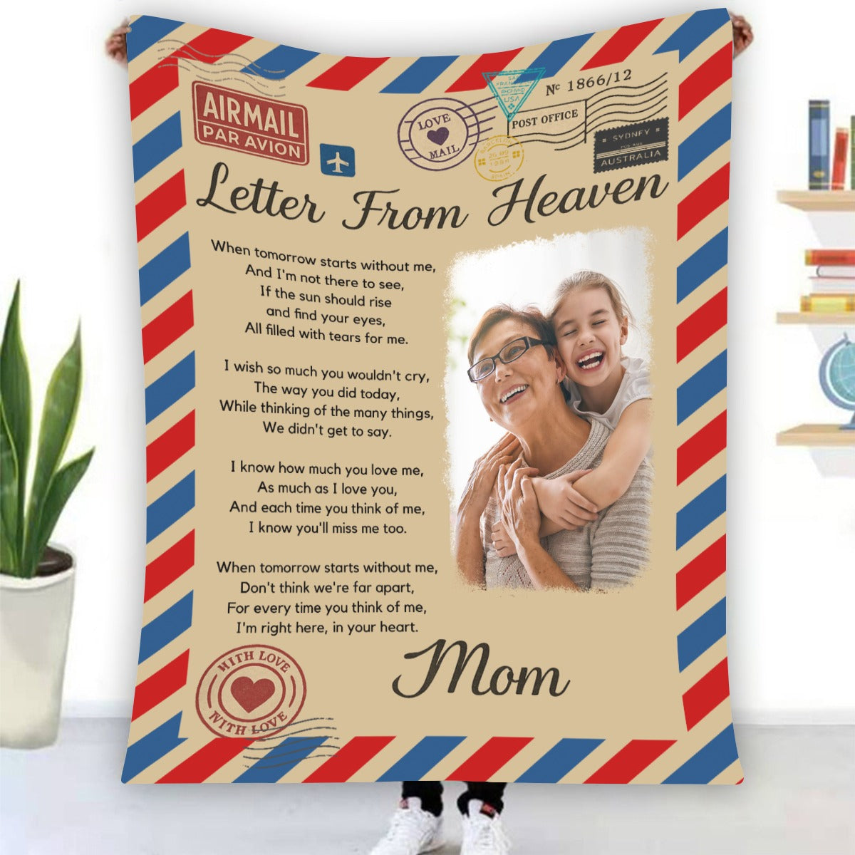 Letter From Heaven Photo Blankets