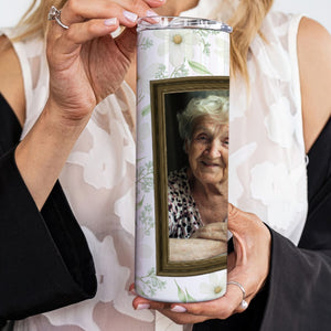 Part Of My Heart Is My Angel Photo Frame Skinny Tumbler 20oz
