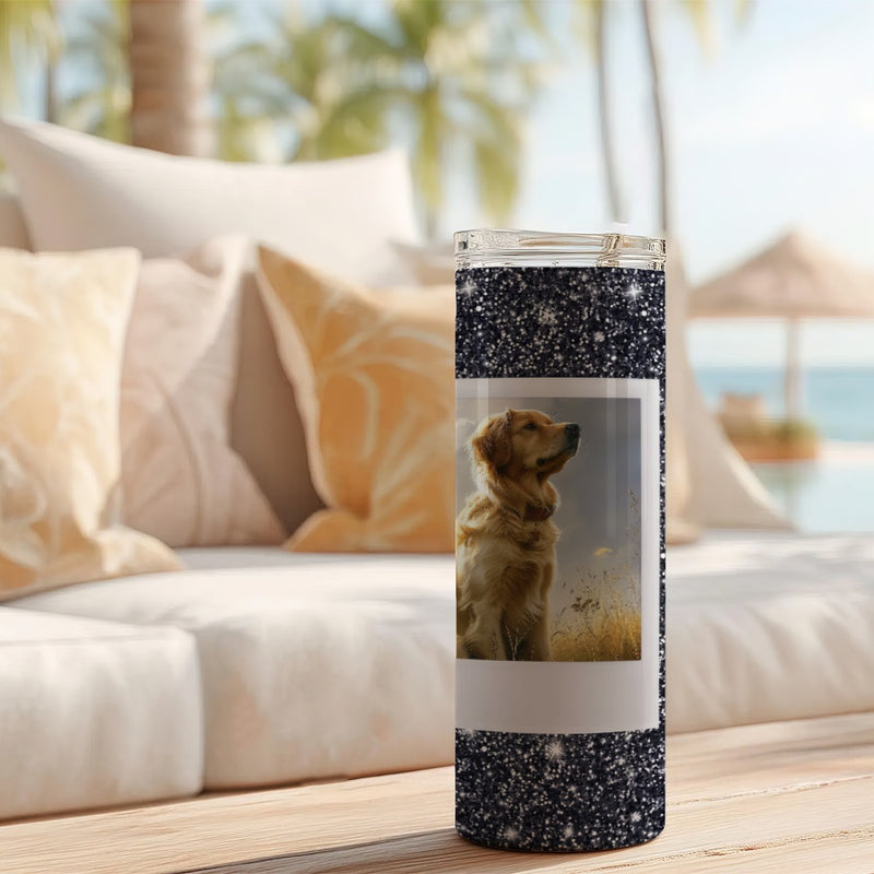 Your Paws Were Ready Pet Memorial Keepsake Skinny Tumbler 20oz