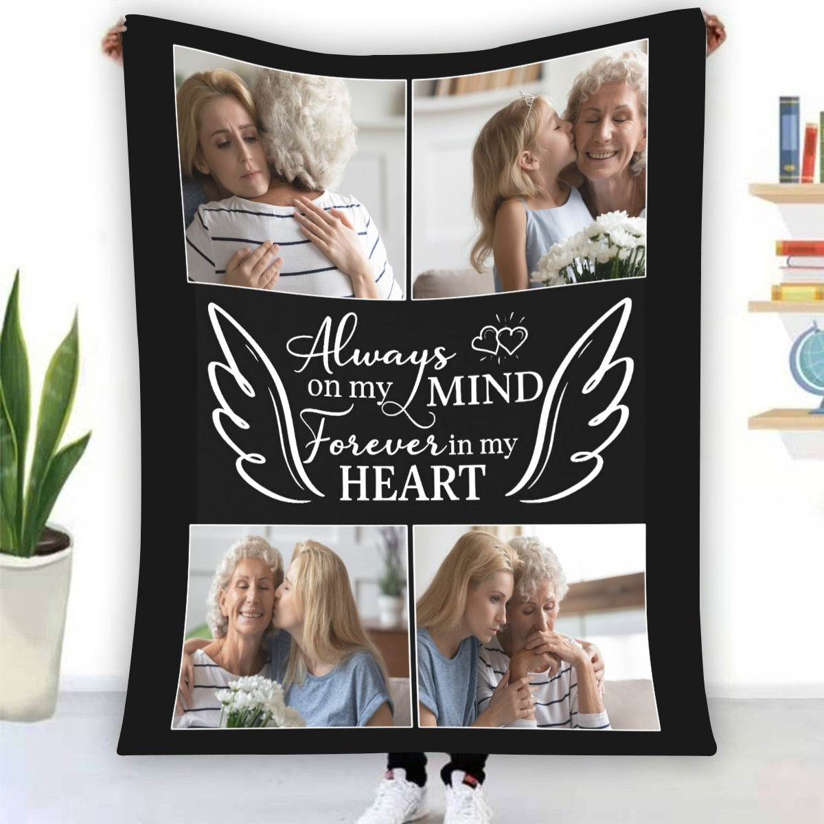 Always On My Mind - Personalized Photo Blanket