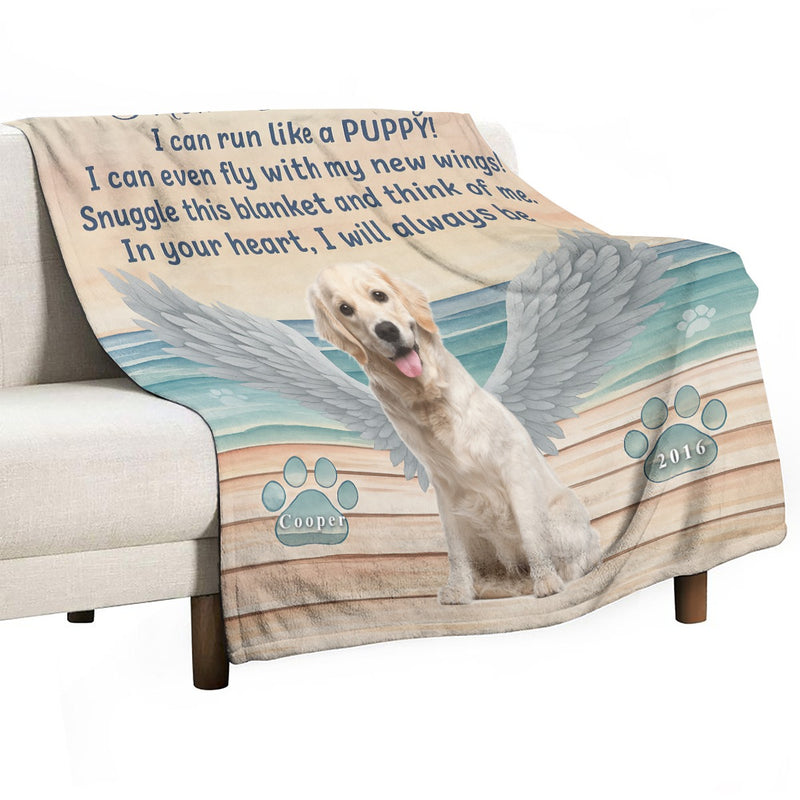 Don't Cry For My Pet Loss - Personalized Photo Blanket