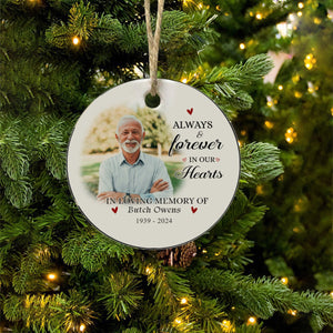 Always And Forever Keepsake Memorial Ceramic Ornament