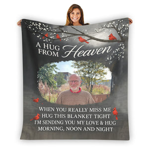 Personalized Blanket, Custom Memorial Photo Gifts for Family Members