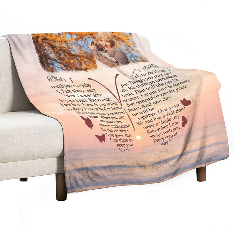 I Never Left You - Personalized Photo Blanket
