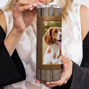 You Are Always In My Heart Pet Memorial Keepsake Skinny Tumbler 20oz