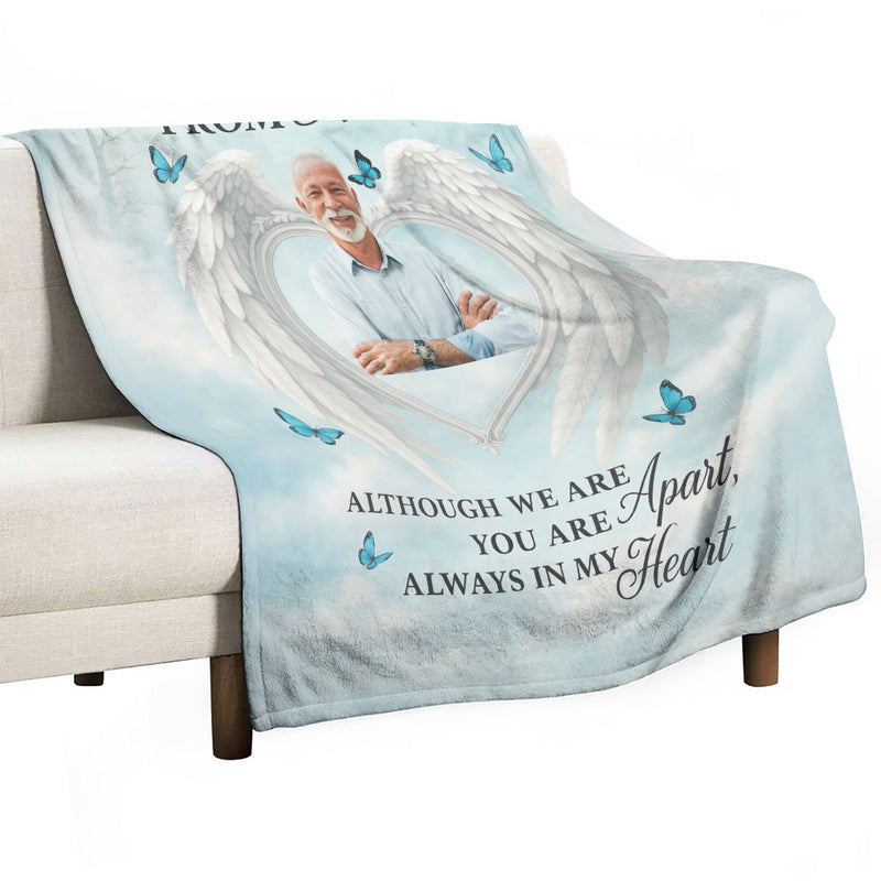 A Hug From Heaven - Personalized Photo Blanket