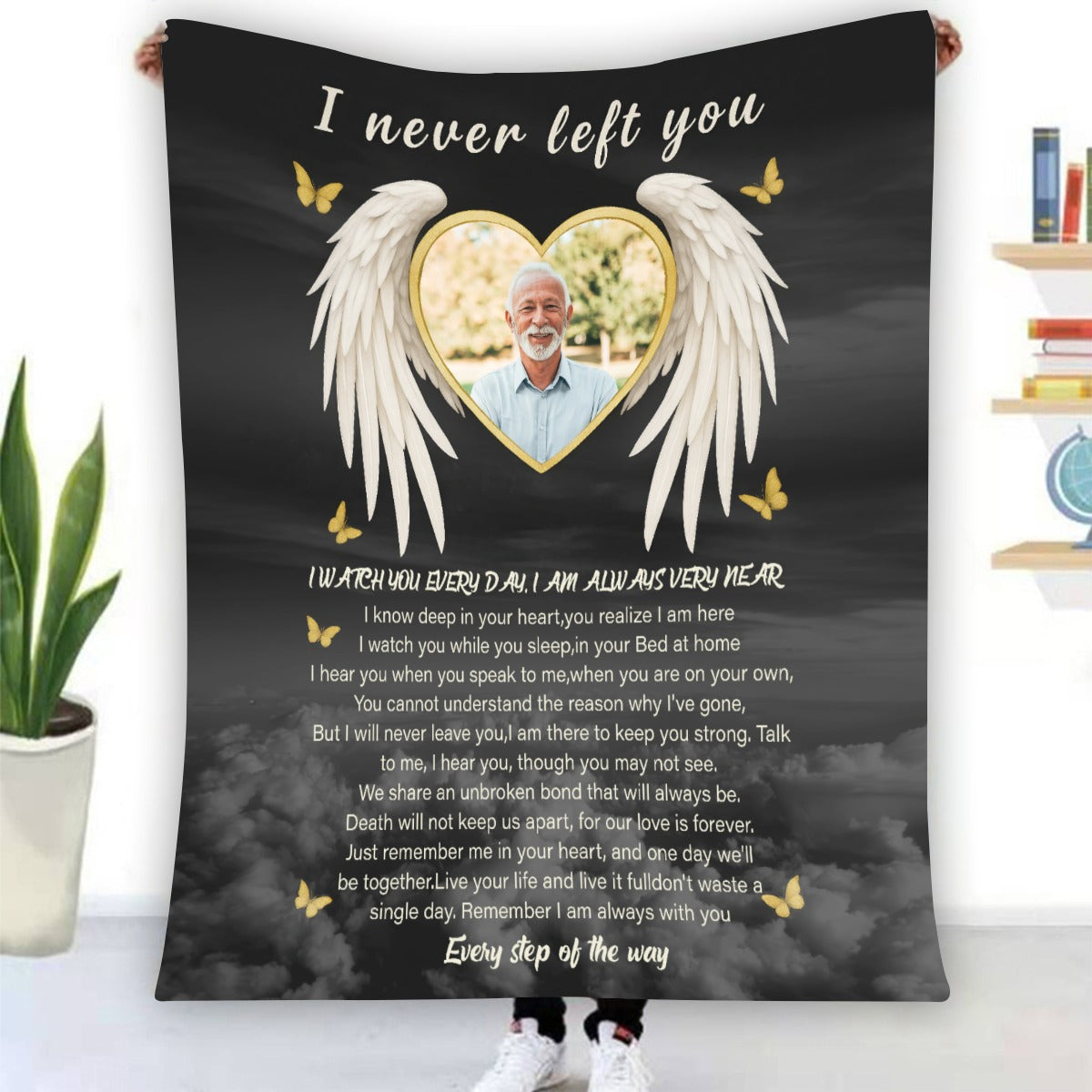I Never Left You - Personalized Photo Blanket