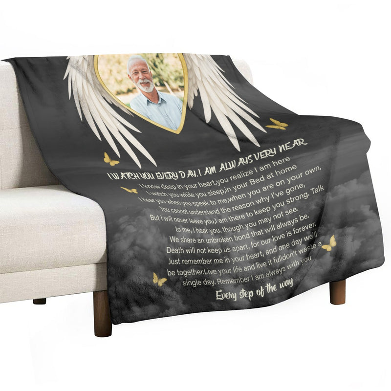 I Never Left You - Personalized Photo Blanket