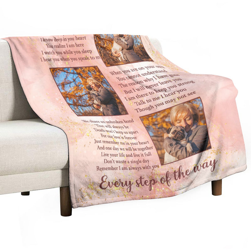 I Never Left You - Personalized Photo Blanket