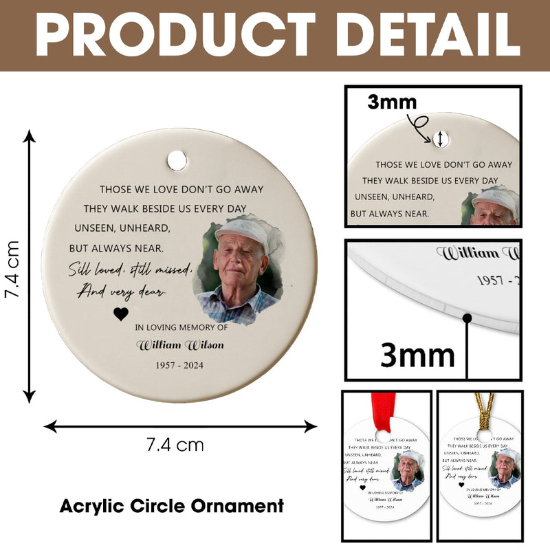 Round Christmas Ceramic Decoration Ornaments