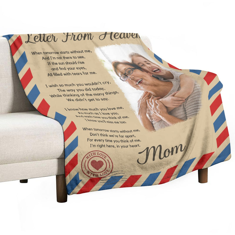 Letter From Heaven Photo Blankets