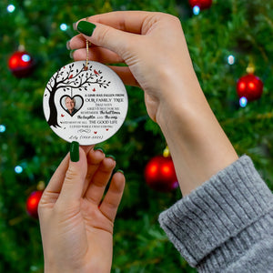 A Limb Has Fallen from Our Family Tree - Personalized Ceramic Ornament