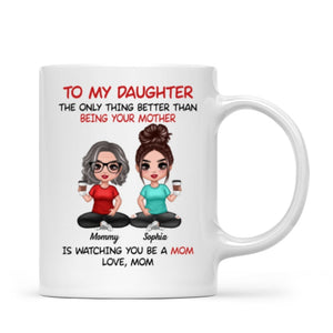 To My Daughter From Mom Personalized Mug, Heartfelt Gift For Daughter