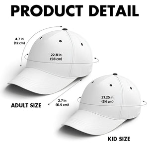 Daddy's Team Fist Bump Personalized Classic Cap, Unique Father's Day Gift for Dad, Gift for Husband, Gift for Grandpa