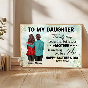 To My Daughter From Mom Personalized Poster, Heartfelt Gift For Daughter