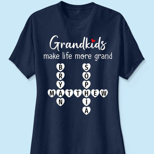 The Greatest Gift You Ever Know Crossword Puzzle Art Personalized Shirt | A Heartfelt Gift for Grandma's Birthday, Mother’s Day, or Just Because