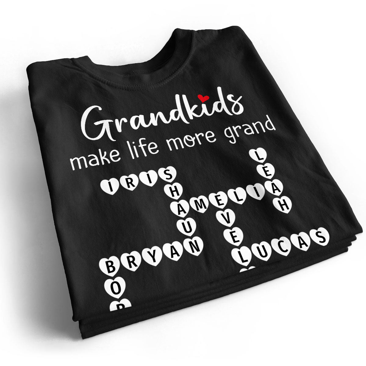 The Greatest Gift You Ever Know Crossword Puzzle Art Personalized Shirt | A Heartfelt Gift for Grandma's Birthday, Mother’s Day, or Just Because