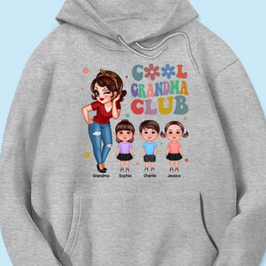 Cool Grandma Club Personalized Shirt, Gift For Grandma