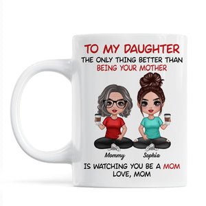 To My Daughter From Mom Personalized Mug, Heartfelt Gift For Daughter