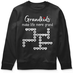The Greatest Gift You Ever Know Crossword Puzzle Art Personalized Shirt | A Heartfelt Gift for Grandma's Birthday, Mother’s Day, or Just Because