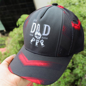 Best Dad Ever Fist Bump Personalized Classic Cap, Gift For Dad, Gift For Husband, for Father's Day