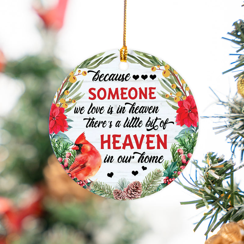 Cardinal - Personalized Remembrance Ornament