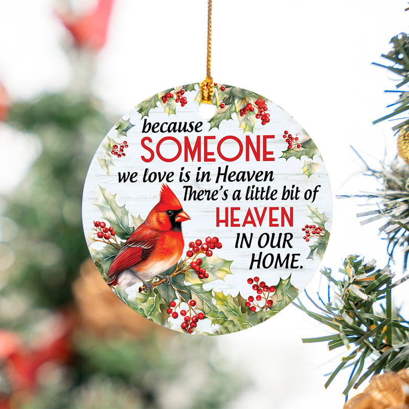 Cardinal - Personalized Remembrance Ornament