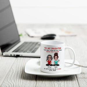 To My Daughter From Mom Personalized Mug, Heartfelt Gift For Daughter
