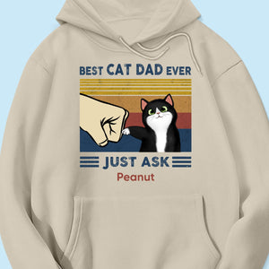 Best Cat Dad Ever - Personalised Father's Day Gift | Premium Quality T-Shirt