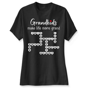 The Greatest Gift You Ever Know Crossword Puzzle Art Personalized Shirt | A Heartfelt Gift for Grandma's Birthday, Mother’s Day, or Just Because